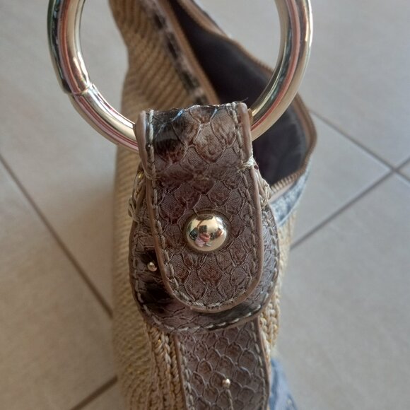 THE SAK ANIMAL PRINT WITH GOLD THREAD HOBO BAG - Picture 7 of 13